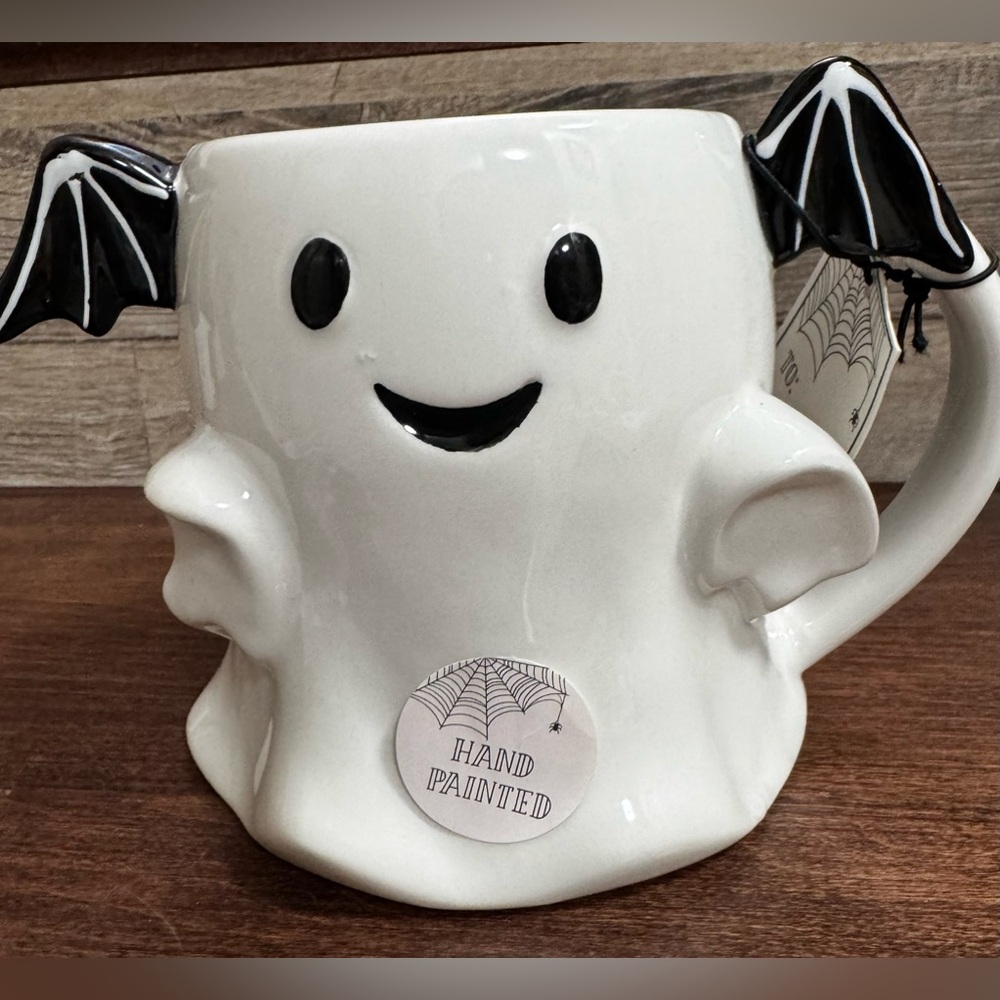 Super Cute 🥰 Halloween Bat 🦇 Ghost 👻 Mug with - New